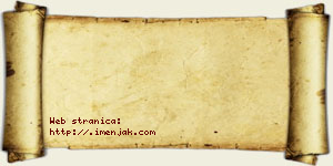 Jovana Tošković vizit kartica